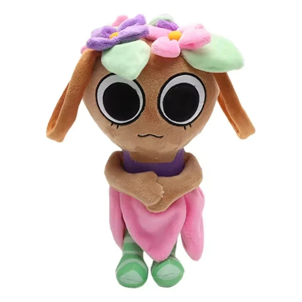 26cm Dandy’s World Plush Doll Bassie Plush Stuffed Toy Pillow - Purple