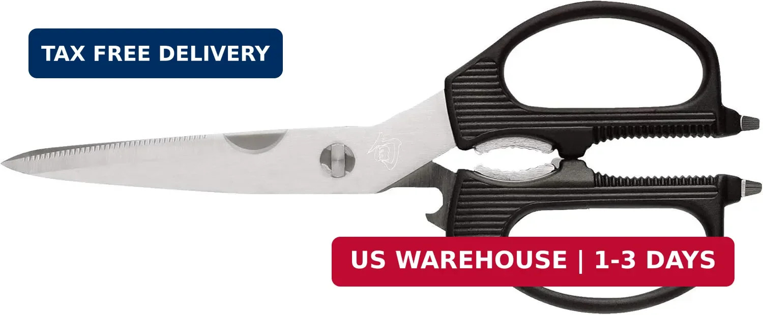 Shun Multi Purpose Kitchen Shears, Heavy Duty Cooking Scissors, Durable 420J2 St