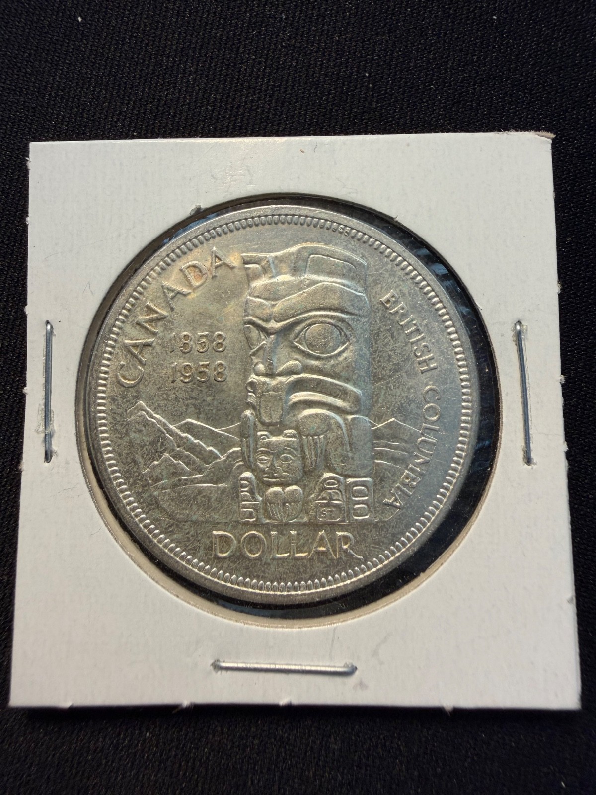 1958 Canadian Silver Dollar Coin
