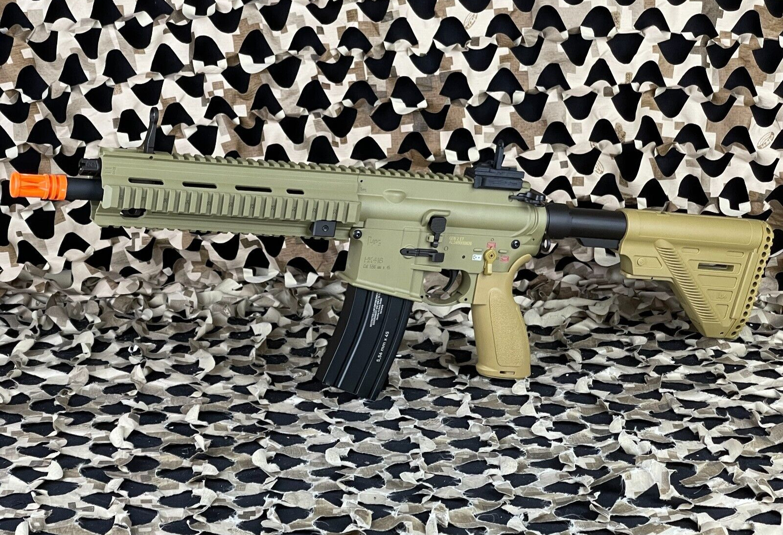 NEW H&K 416 A5 Competition Gen 2 AEG Airsoft Gun - Tan (2275063)