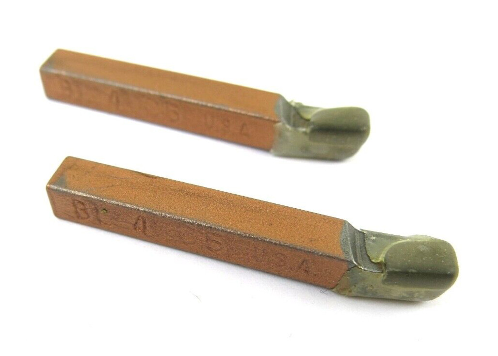 2pcs ACT BL-4 LH C5 Grade Carbide Brazed Lathe Tool Bits 1/4" x 1/4" Shank