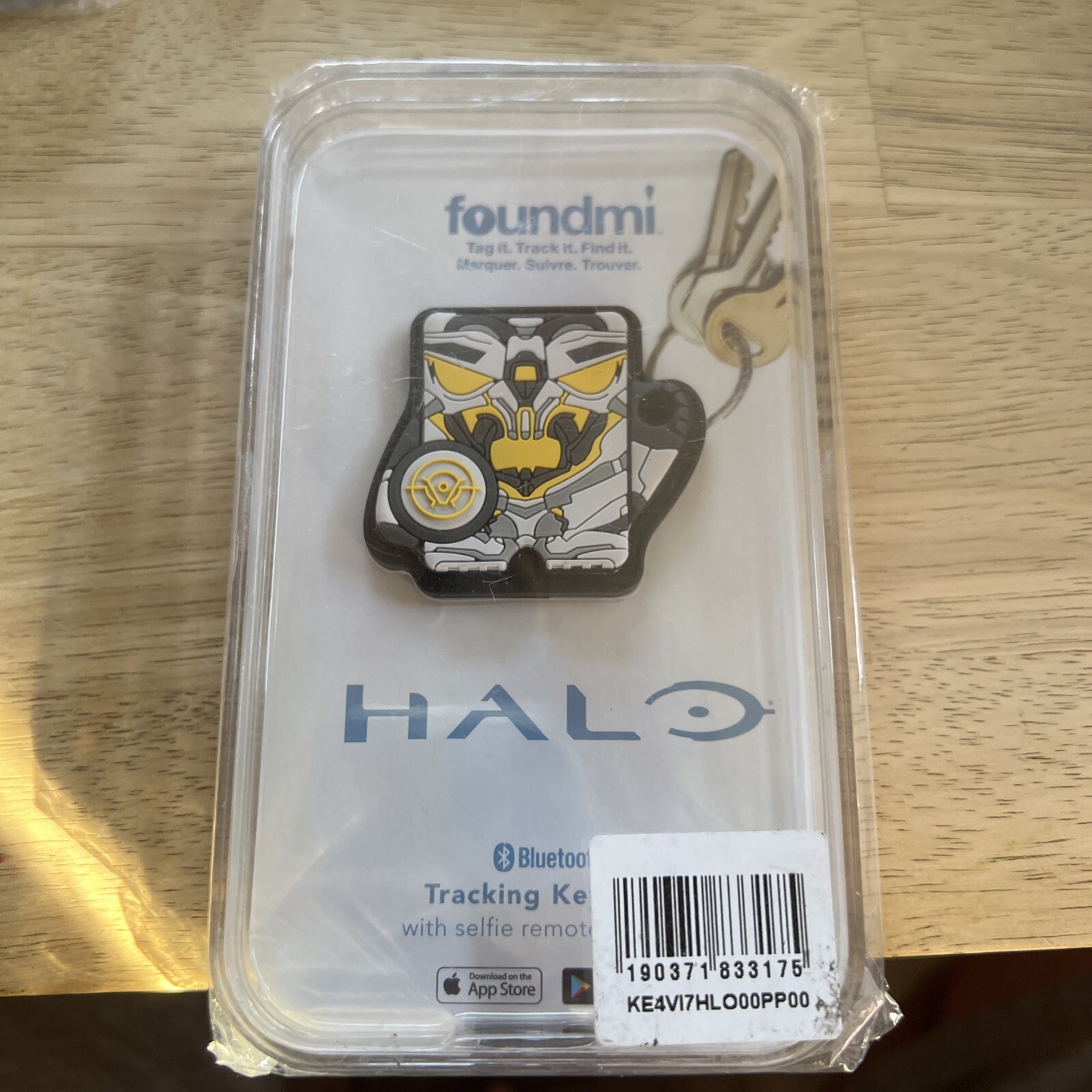 Foundmi Bluetooth Tracking  Remote Keychain HALO.  NEW