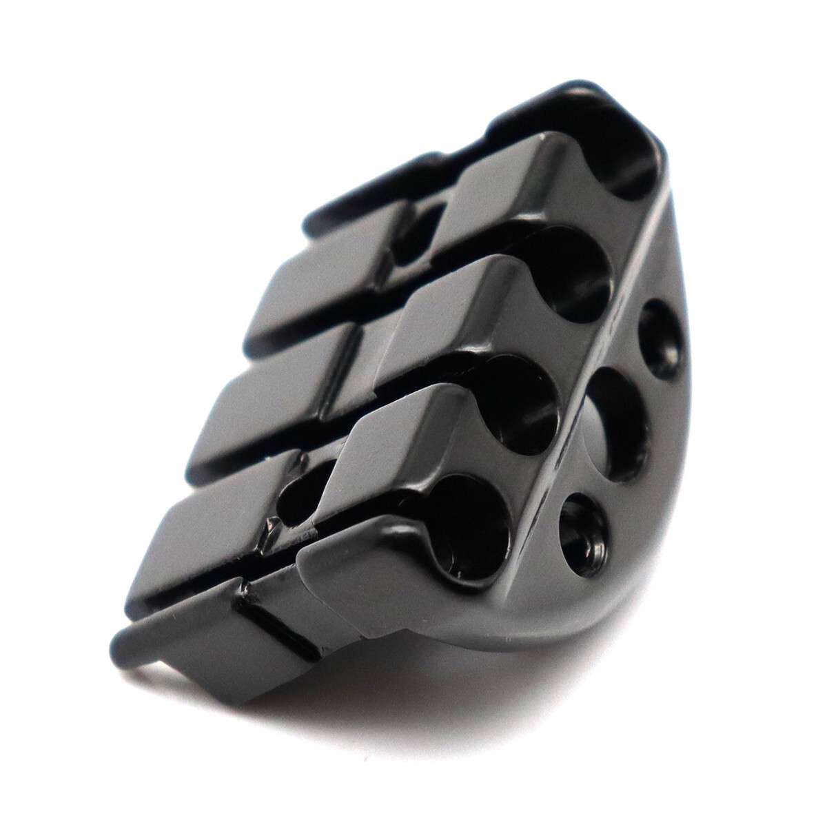 Headless 4string Electric Bass Roller Tailpiece Bridge set Fixed Hardtail Saddle