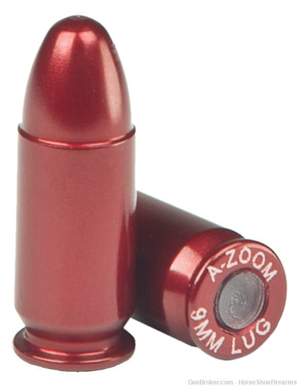 A-Zoom 15116 Precision Pistol 9mm Luger Aluminum 5pk