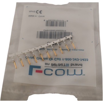 NEW L-com CPM10 Crimp Male Pin D-Sub Contact Gold Flash 24-28AWG 8-Pack