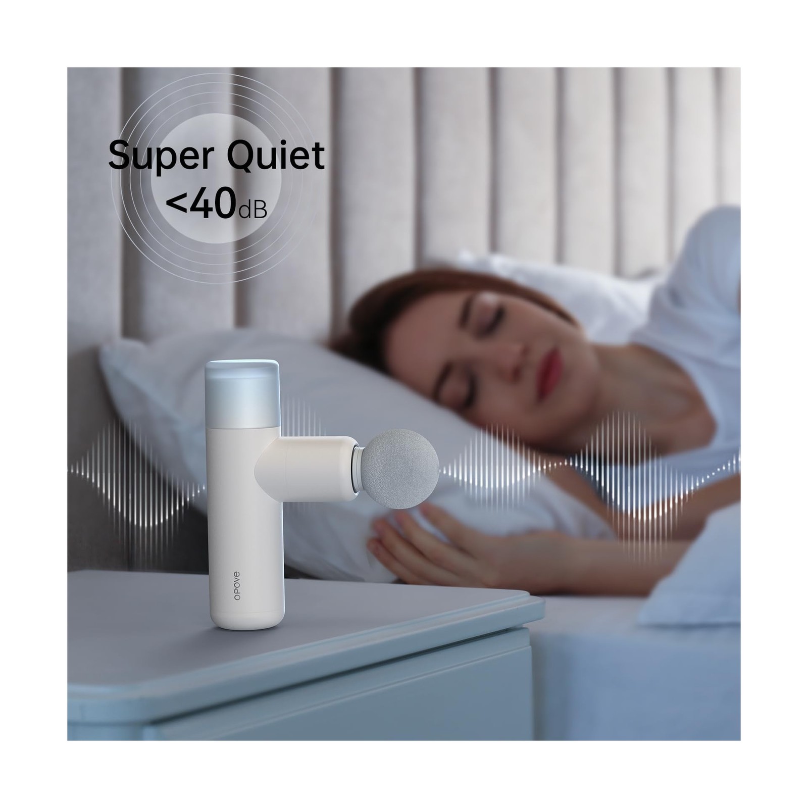 opove M3 Mini Massage Gun for Back Pain Relief, with Facial Mode, 7mm Amplitu...