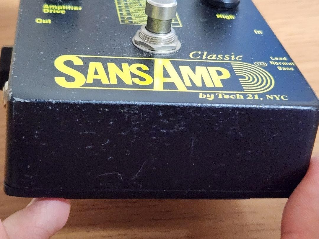Tech 21 SansAmp Classic Guitar Effects Pedal Amp Emulator Used