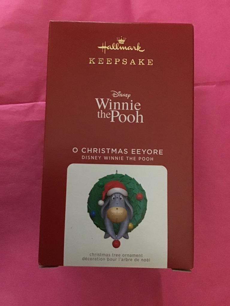 Hallmark Keepsake Ornament 2021 O Christmas Eeyore Winnie the Pooh wreath new