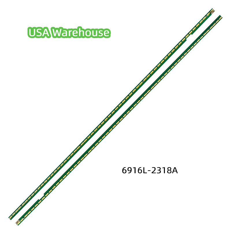 2pcs/set New 55UH6090 TV LED Strips 55" V15.5 ART3 UD REV0.1 1 L-TYPE + R-TYPE