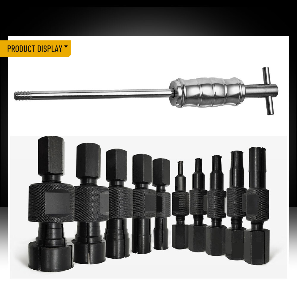 Blind Hole Inner Pilot Bearing Puller Remover Set Slide Hammer Internal Kit 9pcs