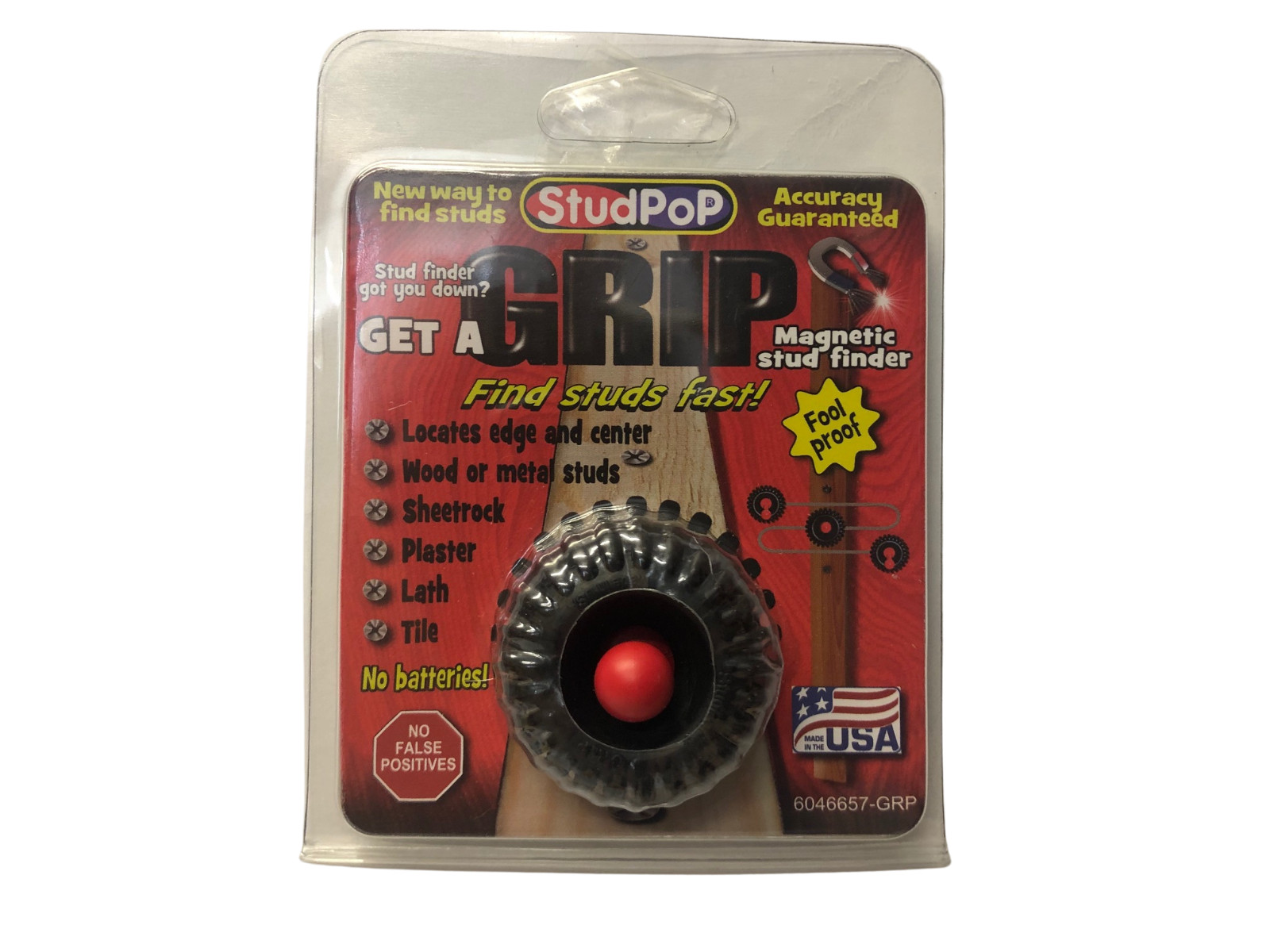 StudPoP GRIP Magnetic Stud Finder Super Easy No Mistake Fun Way To Find Studs