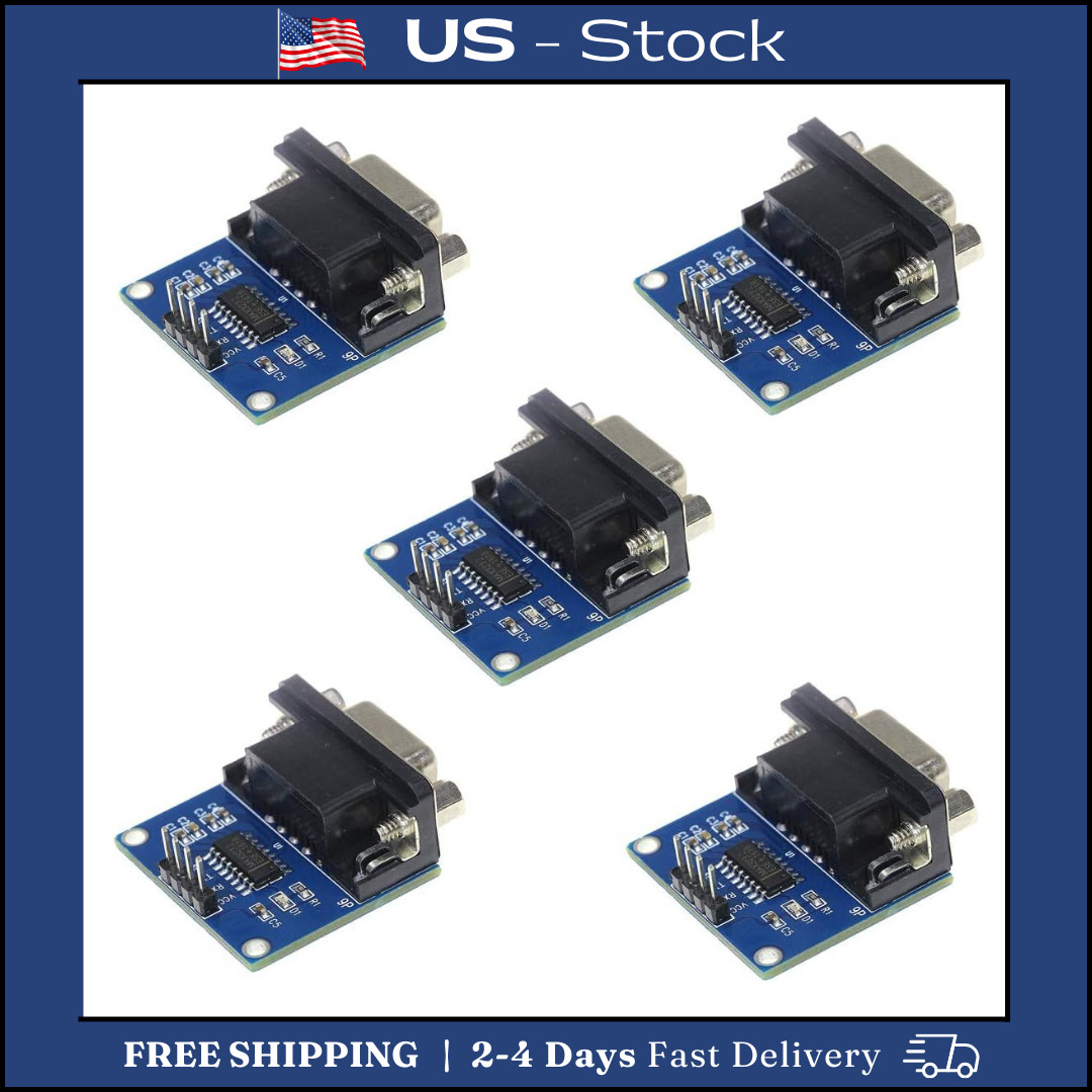 5pcs RS232 to TTL Converter Module COM Serial Port Board MAX3232 MAX232CSE