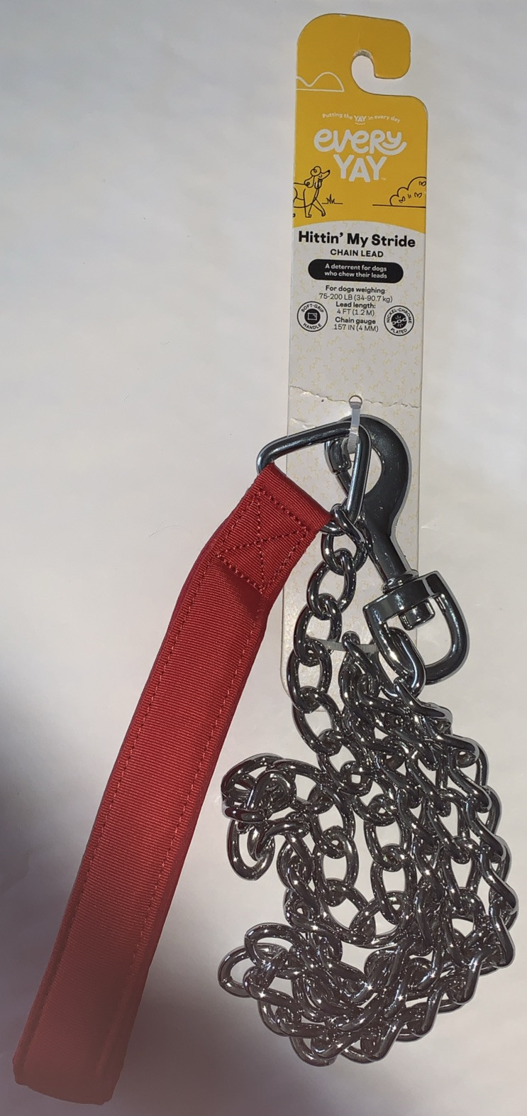 Every Yay Hittin’ My Stride Chain Lead Extra Large 4 X 4mm #3627431