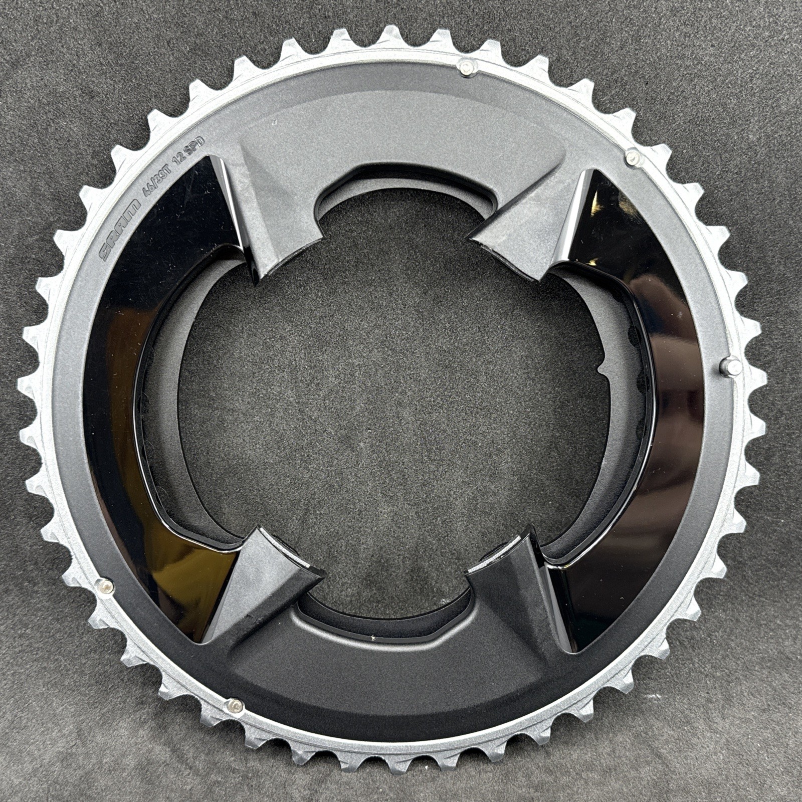 SRAM Rival AXS D1 2x12-Speed 46 & 33t Chainrings 107 BCD 4-Bolt NEW with BOLTS!