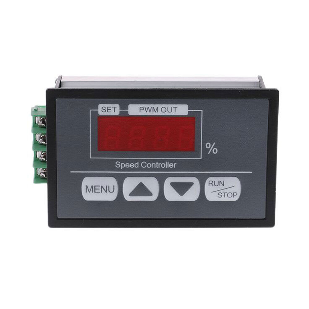 6-60V PWM DC Motor Speed Controller Slow Start Slow Stop Digital Controller 30A