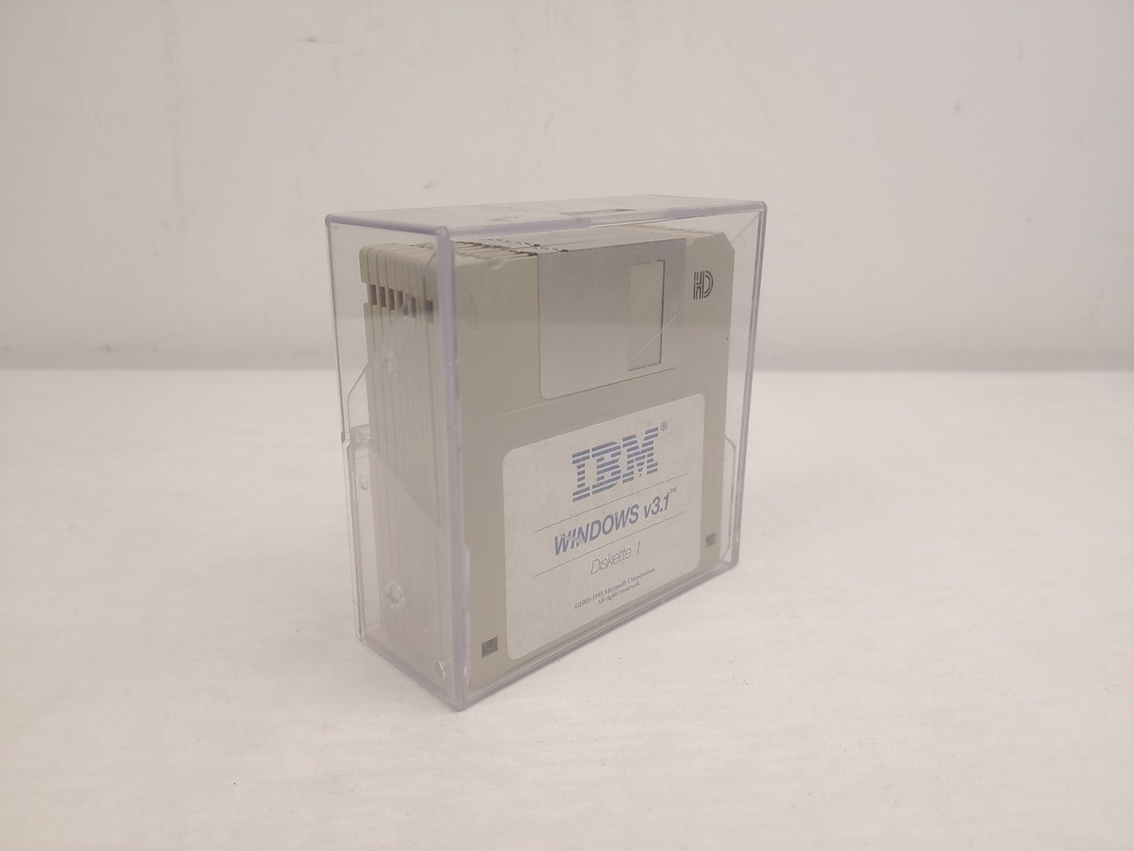 IBM branded Microsoft Windows 3.1 & PC DOS 6.1 Floppy Discs 3.5" OEM
