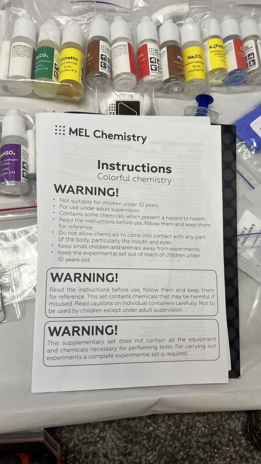 MEL Chemistry Experiment Kit STEM Science Lab Set Multiple Experiments