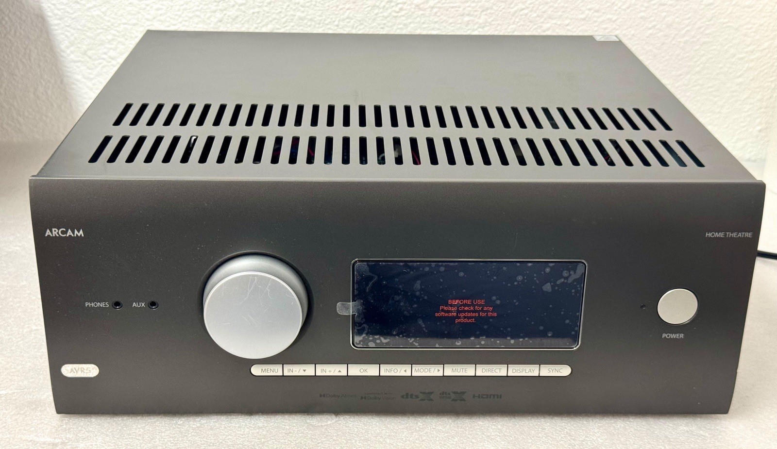Arcam AVR5 7.1 Channel AV Receiver Dolby Atmos DTS:X Wi-Fi Bluetooth eARC # 5