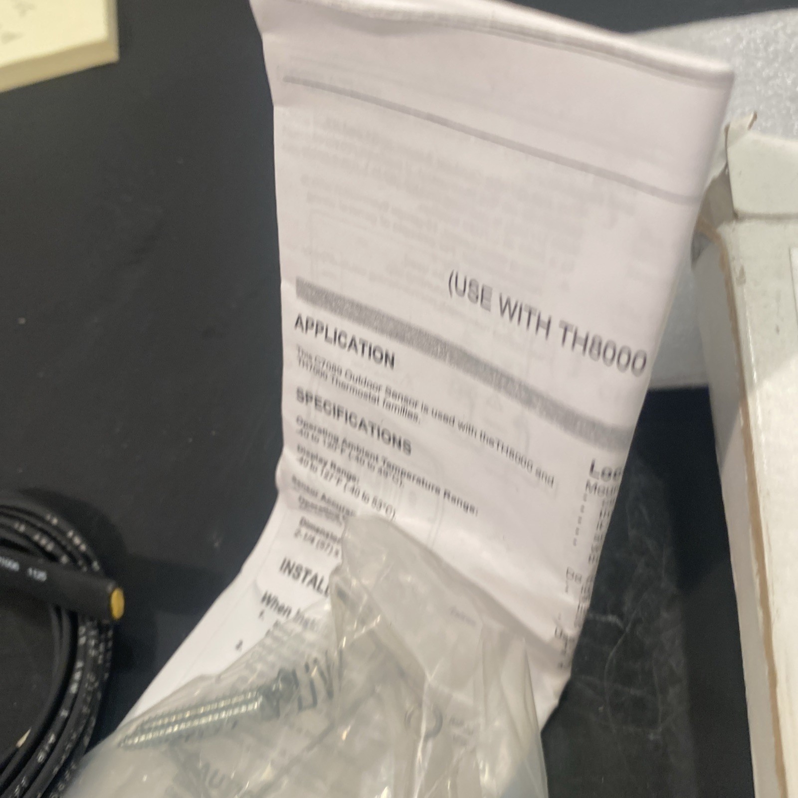 SENSOR-C7089U1006 HONEYWELL Box Is Open RL