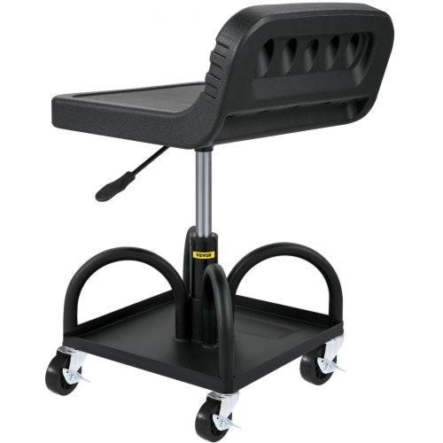 Rolling Garage Stool 300LBS Capacity Adjustable Height from 157