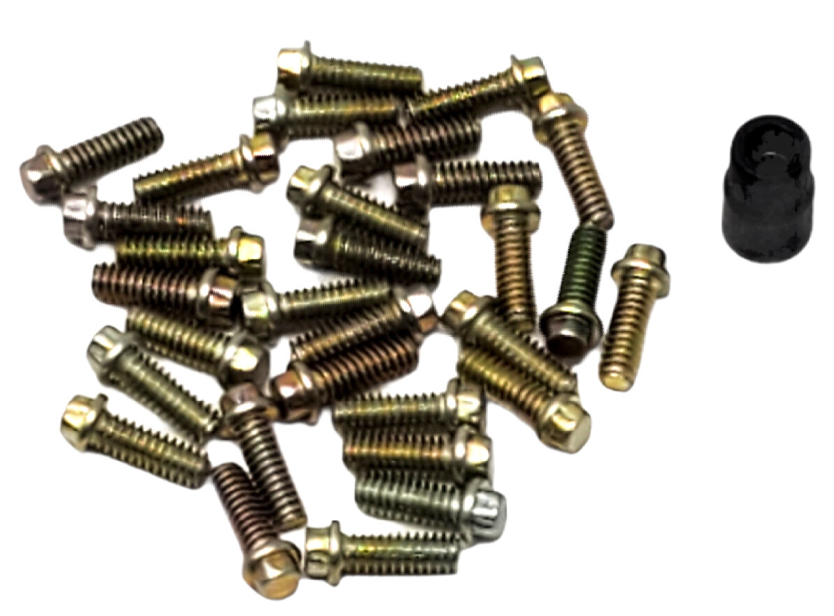 NHX RC M2.0x5mm Outer Hex Screw for Beadlock Crawler Wheels wNut Tool Head 30Pcs