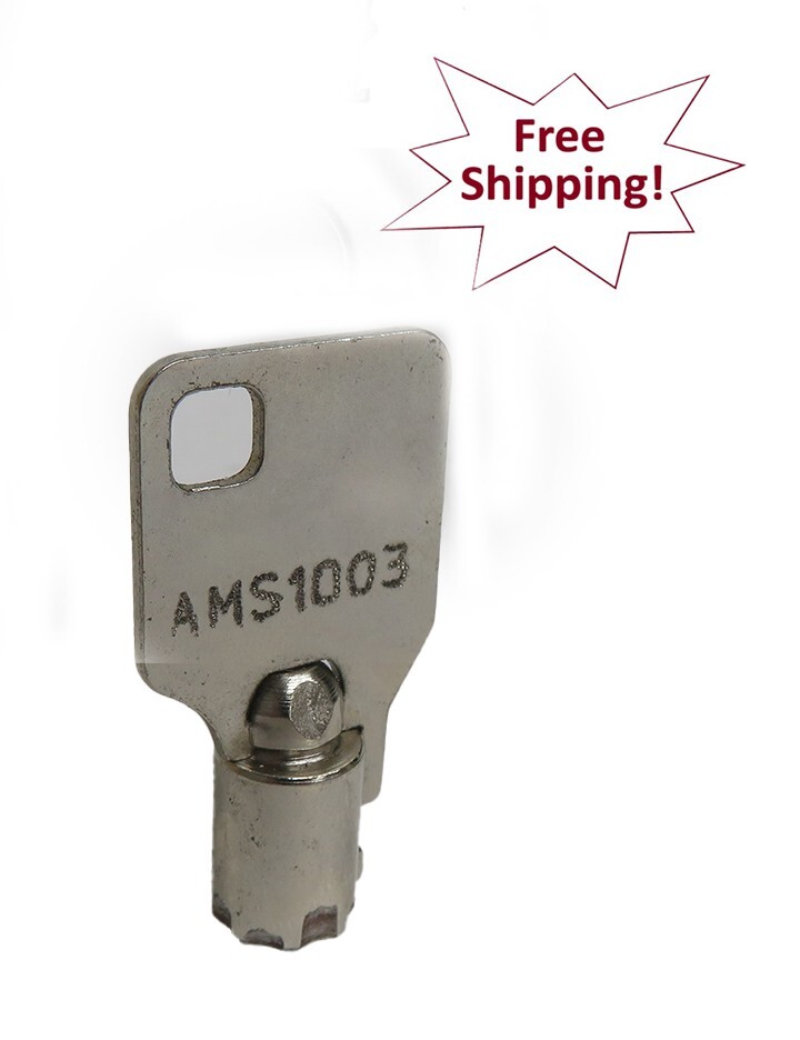 AMS Snack Combo Soda Vending Machine Tubular Key - code AMS1003 - Free Shipping!