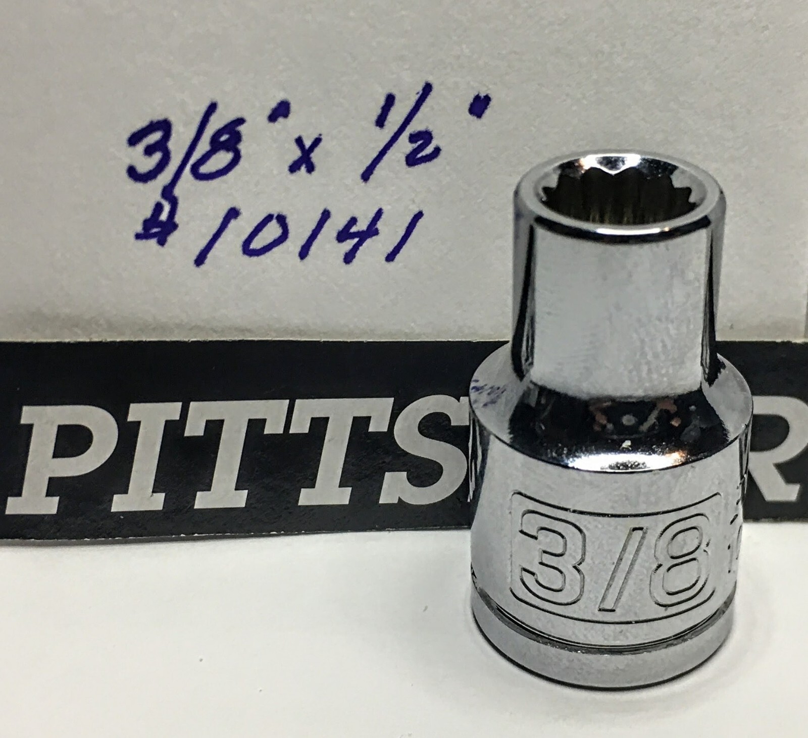 Pittsburgh Pro 3/8" x 1/2" Dr  Socket 12 Point #10141  Free USA Shipping