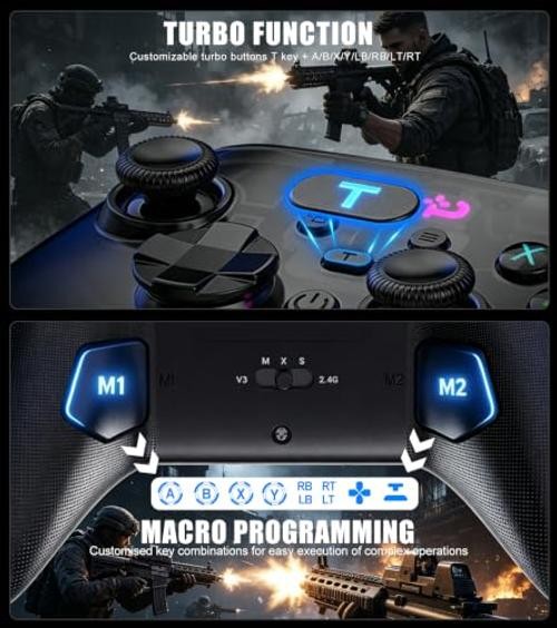 Wireless Mobile Game Controller for Black