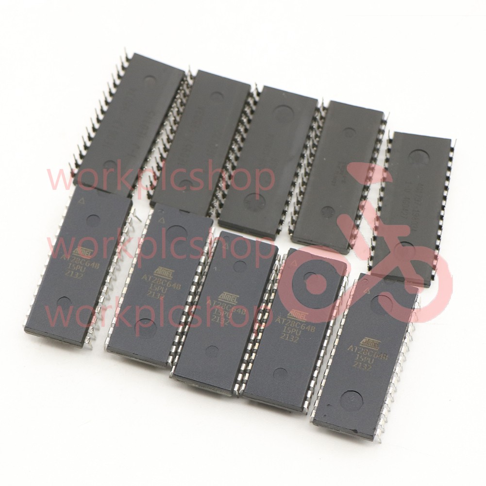 10PCS NEW IC AT28C64 AT28C64B AT28C64B-15PU DIP-28 ATMEL  #US