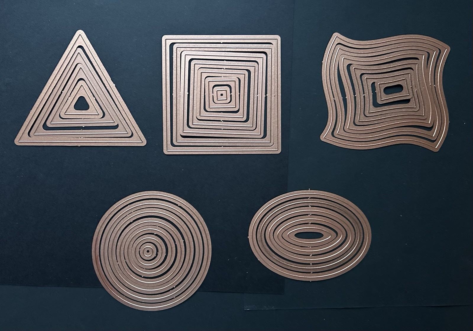 Spellbinders Metal Embossing And Cutting Dies, Geometric Shapes (276)