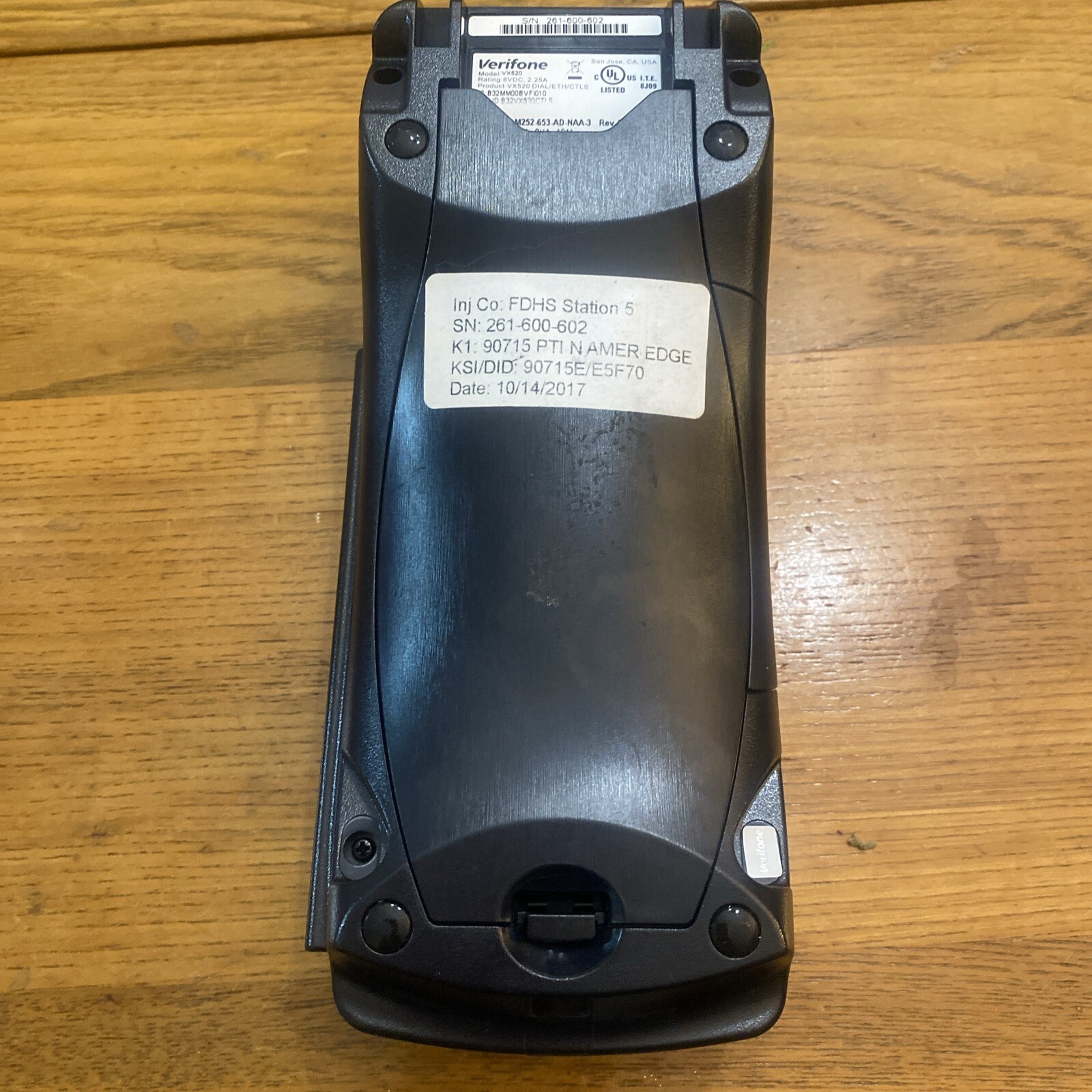 VeriFone VX 520 Credit Card Machine Processor Ethernet Chip Reader As-Is Prop
