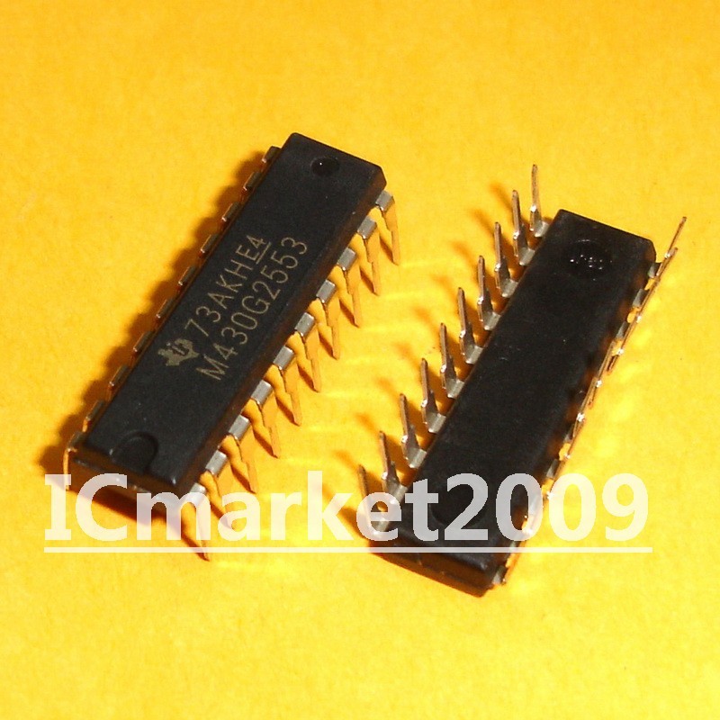 5 PCS MSP430G2553IN20 DIP-20 430G2553 Mixed Signal Microcontroller MCU Chip IC