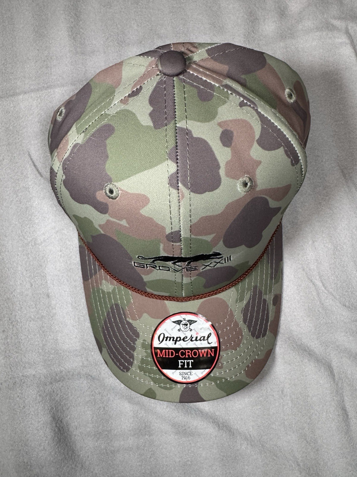 Grove XXIII / Jordan / NEW / Camo Rope Snap Back Golf Hat