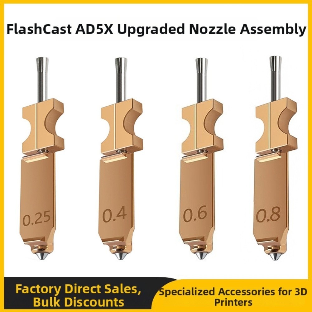 For Flashforge AD5X Replacement Nozzle Fast Cool Down with Stable Performance