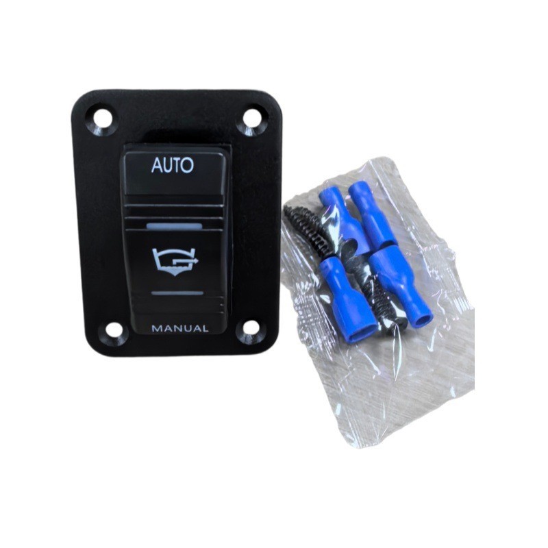 Indicator Lights Wiper Switch Panel Black Finish Sturdy Aluminum Alloy