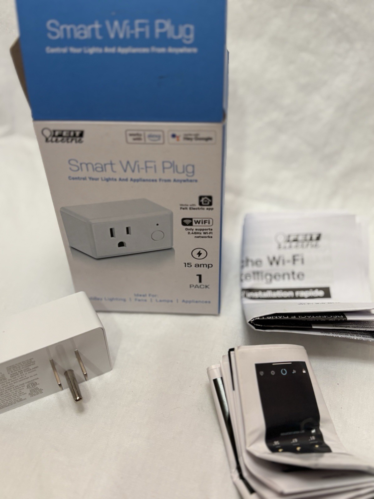 Feit Electric Smart Wi-Fi Plug 15 Amp 1 Pack