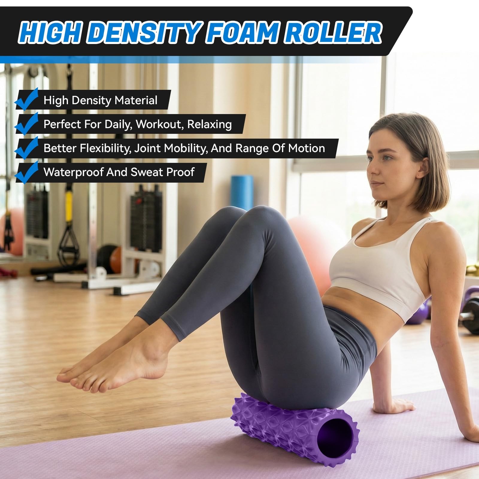 Foam Roller High Density Deep Tissue Massager for Muscle Massage
