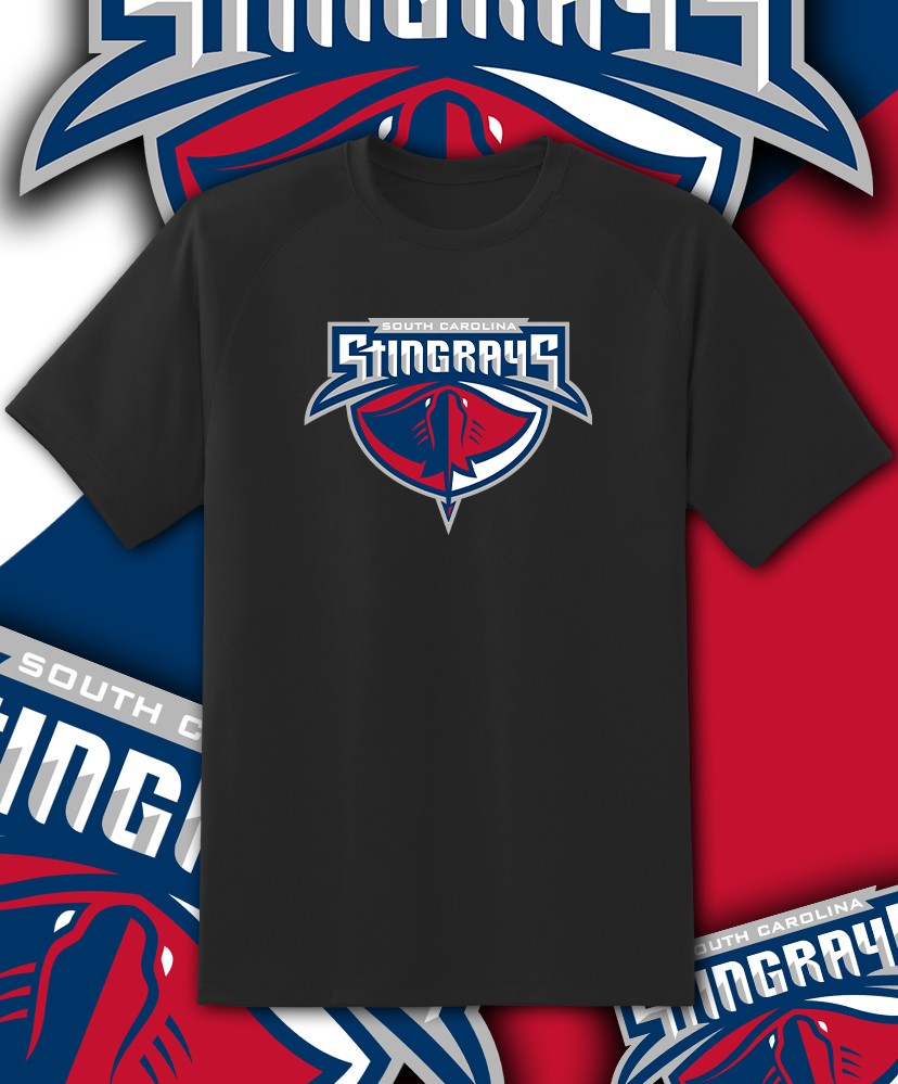 South Carolina Stingrays Team logo shirt Adult and Youth Sizes S-6XL Tracking!!