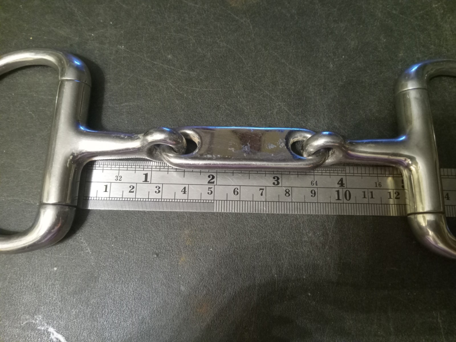 used eggbutt snaffle bit 4 3/4 in Dr. Bristol mouth
