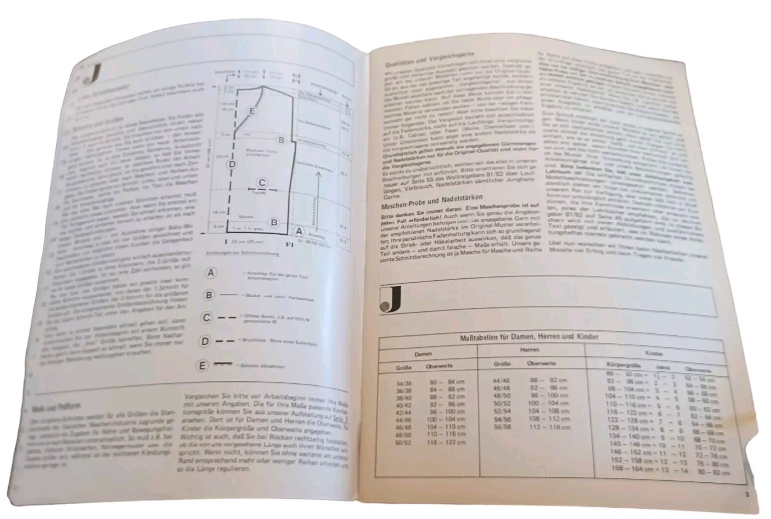 Junghaus Wolle Masche Knitting Crochet Instructions w Pattern Drawings 1981