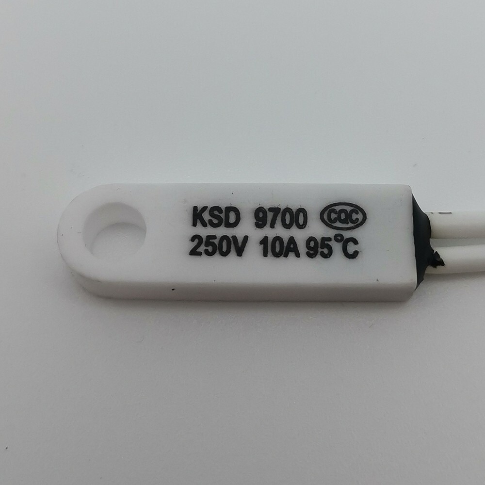 50pcs 95°C / 203°F Degree Celsius N.C. 10A Ceramic Temperature Switch KSD9700 -O