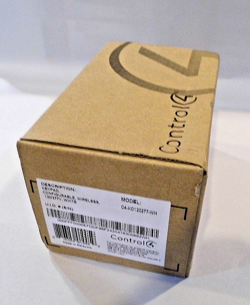 Control4 C4-KC120277-WH 120/277V Configurable Wireless Keypad  New in Box QTY