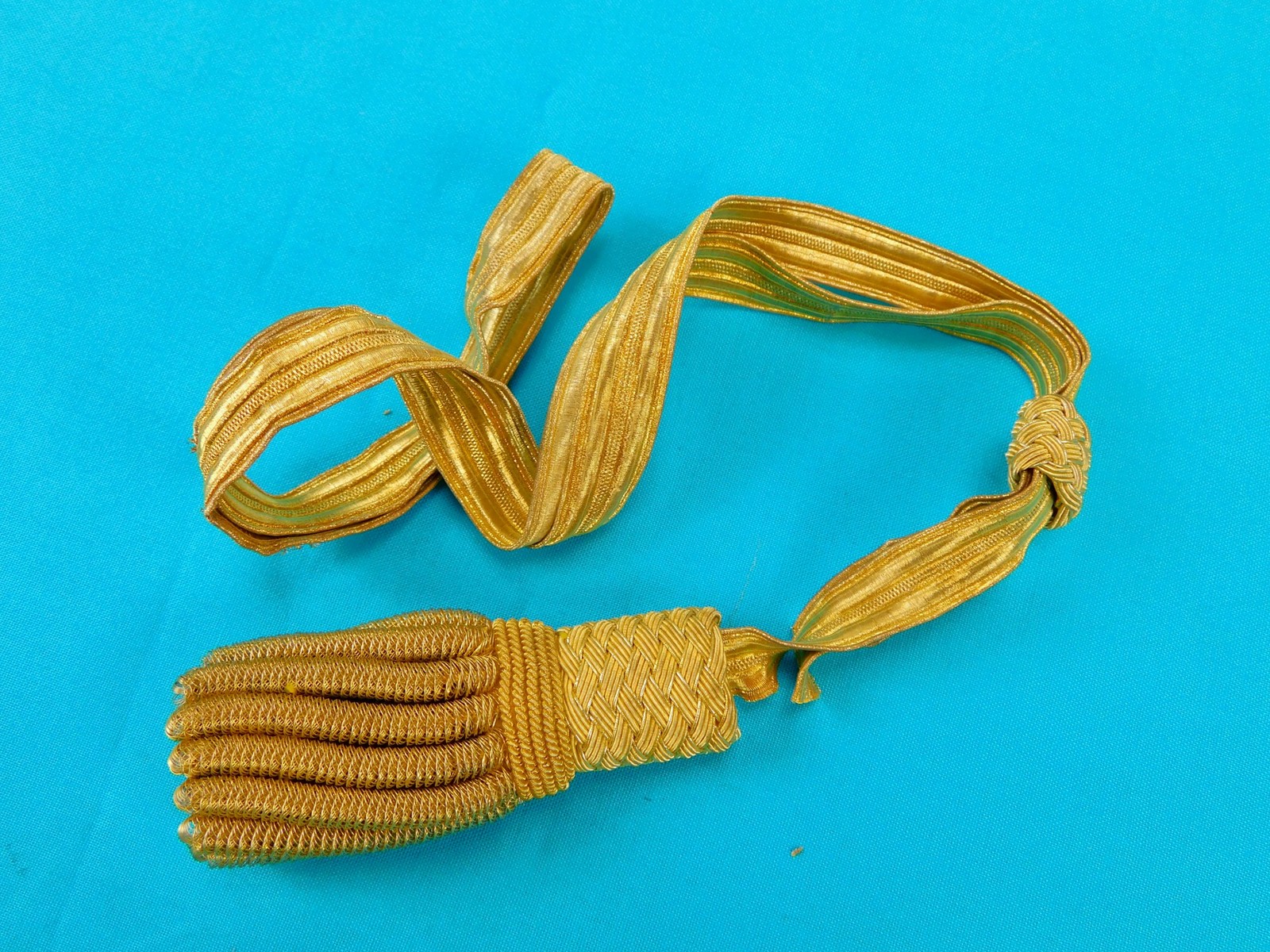 US WW2 Model 1902 or Navy 1852 Officer's Sword Portepee Knot Tassel