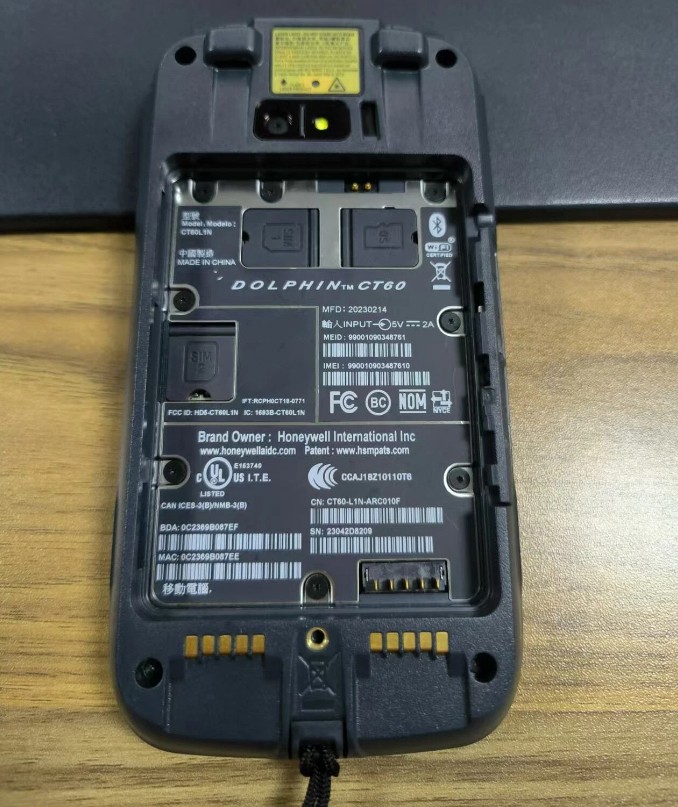 Honeywell Dolphin CT60-L1N-ARC010F Android GMS Mobile Computer Barcode Scanner