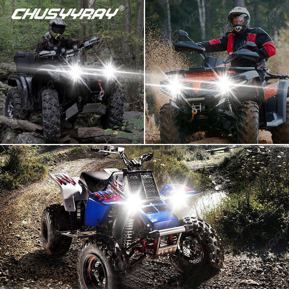 H6M HID LED Headlight Bulbs Light for Yamaha Blaster 200 1995-2005 2006