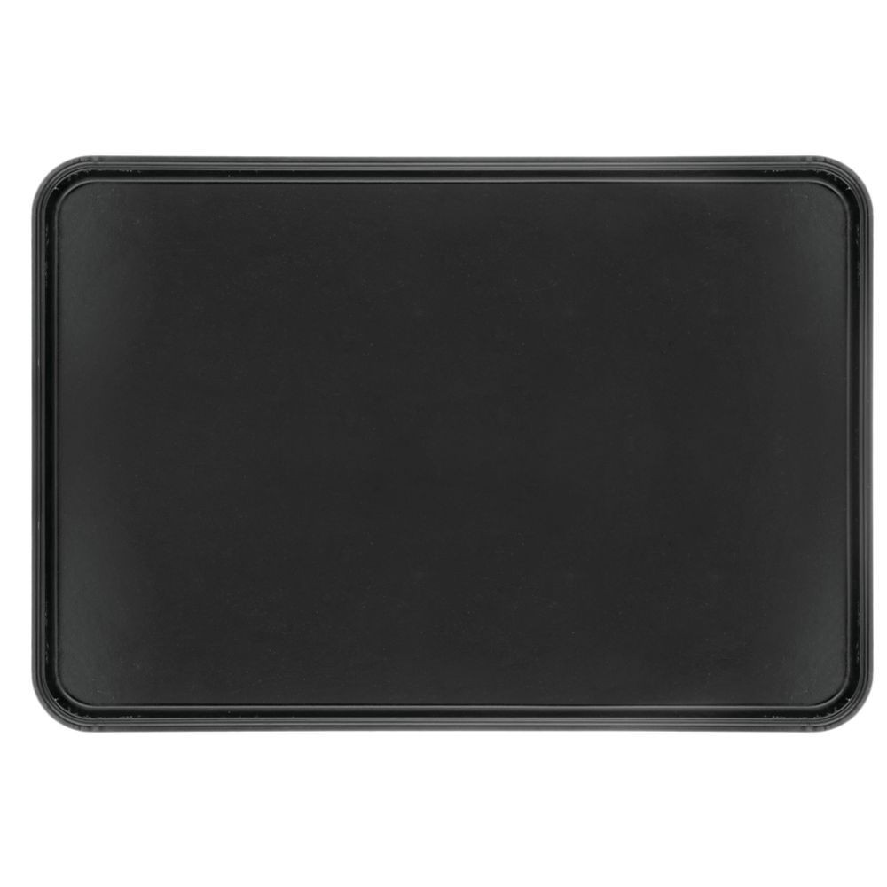 HUBERT® Black Fiberglass Market Display Tray - 26" L x 18" W x 1" H