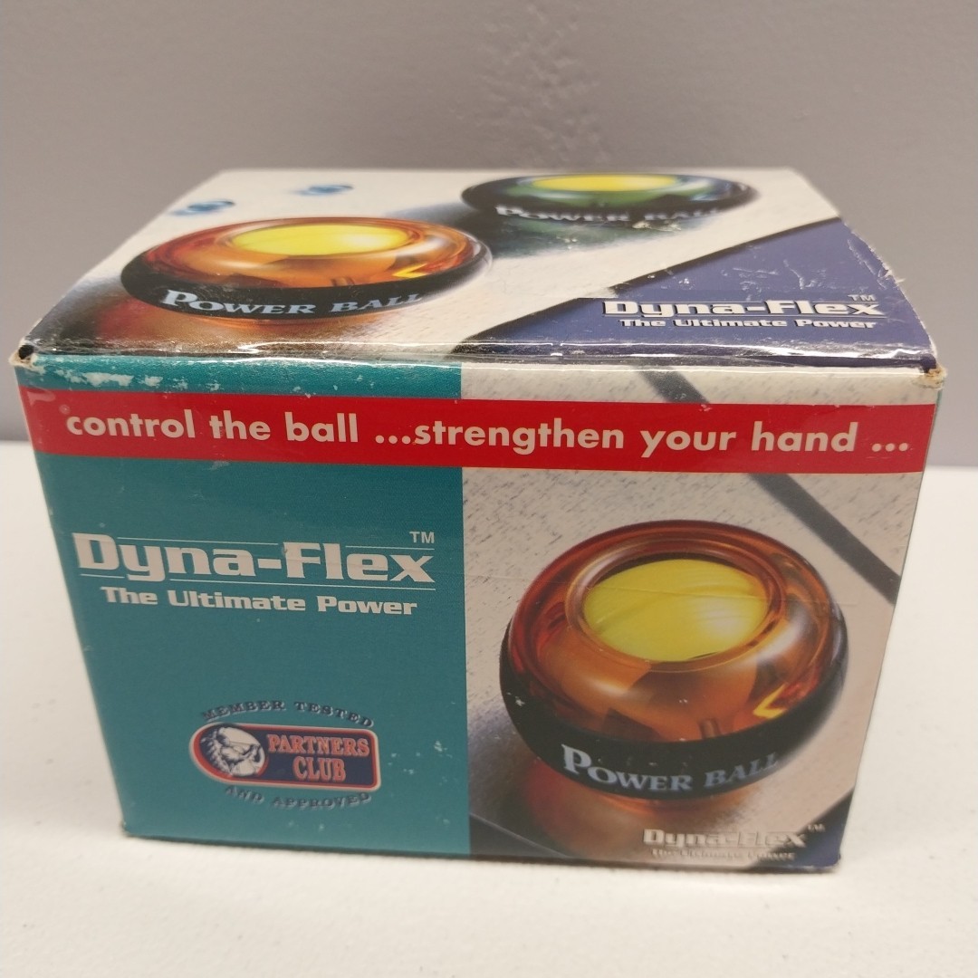 Dyna-Flex Powerball Gyroscopic Wrist Exerciser NEW Open Box Smooth Spin
