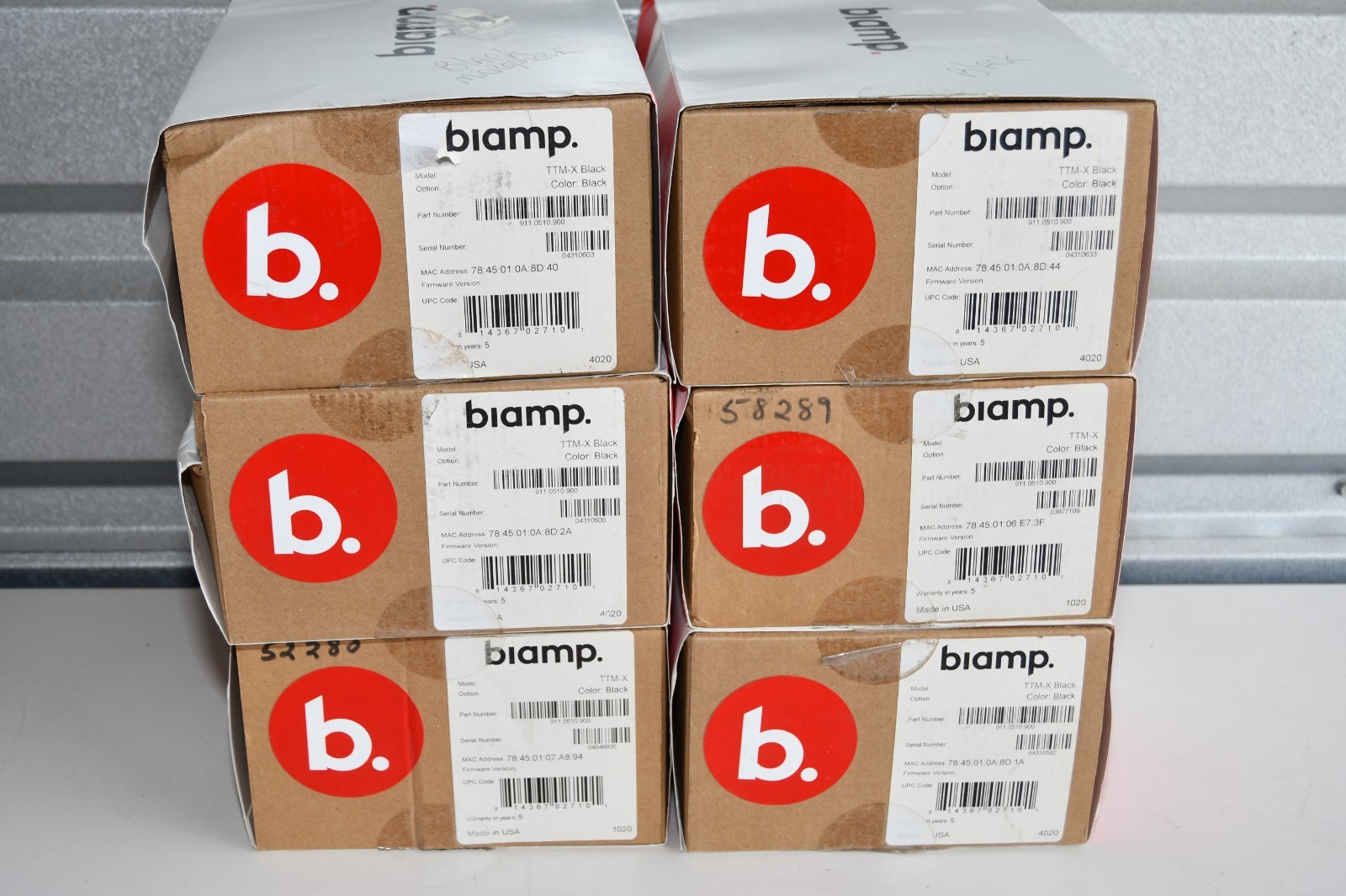 ^ Biamp TTM-X Black Microphone #X7347