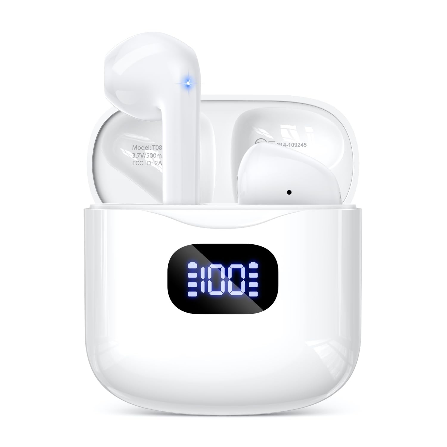Wireless Earbuds Bluetooth 5.3 Headphones, 40Hrs Playback Stereo Ear Buds wit