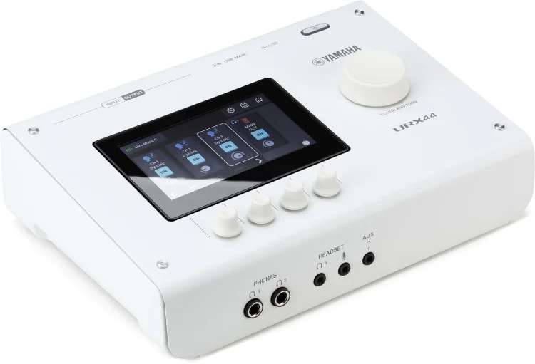 Yamaha URX44 USB-C Audio Interface - White